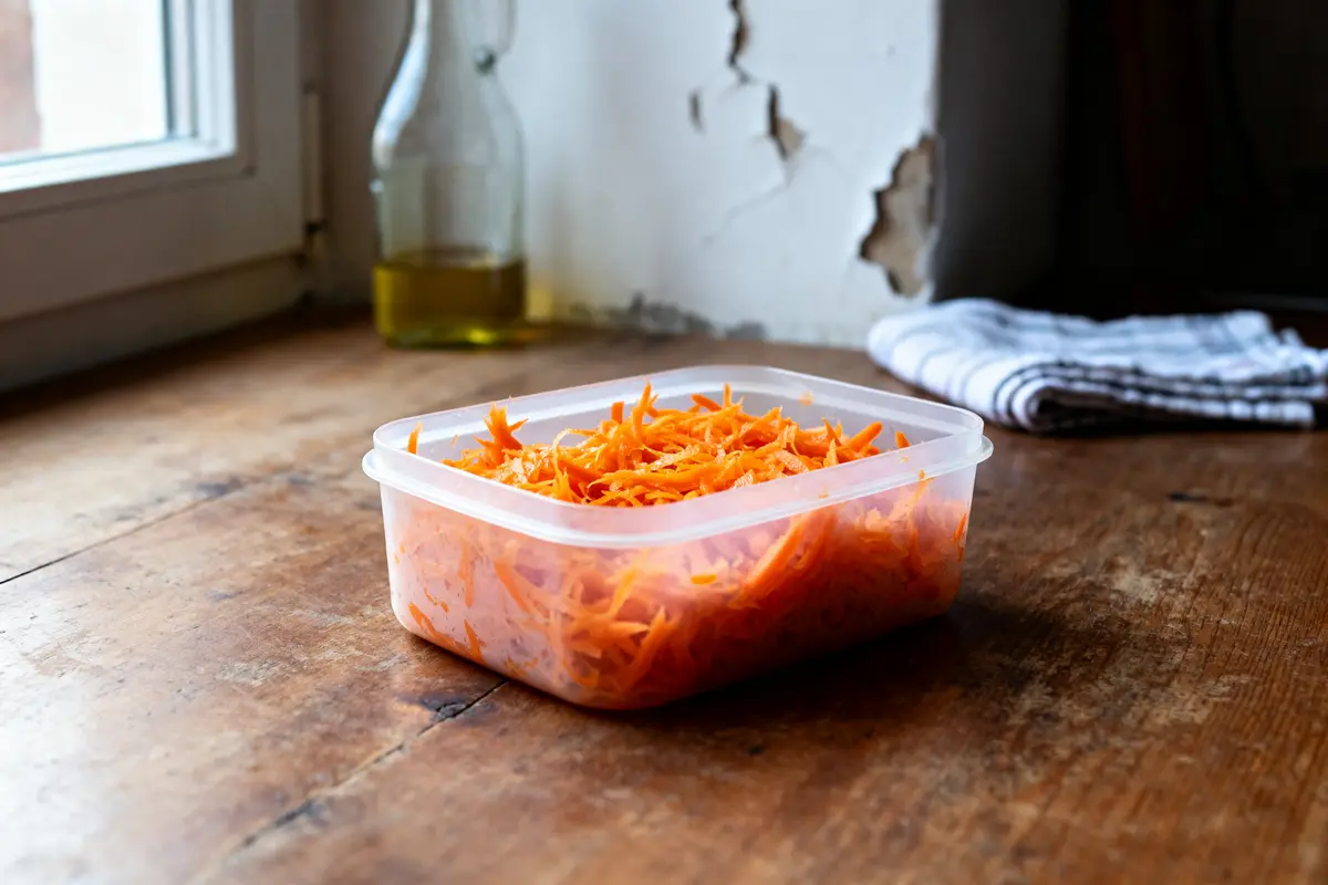 Conserver des carottes râpées sans ramollir : Astuces essentielles