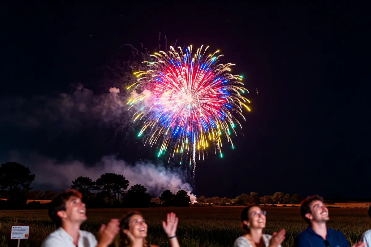 Feu d’artifice Vendée 2025 : Où et quand voir le meilleur ?