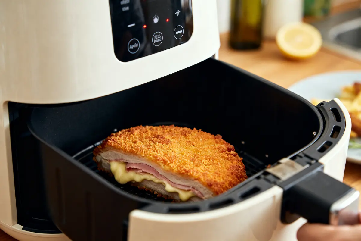 Réchauffer un cordon bleu au Airfryer : temps, astuces &amp; croquant !
